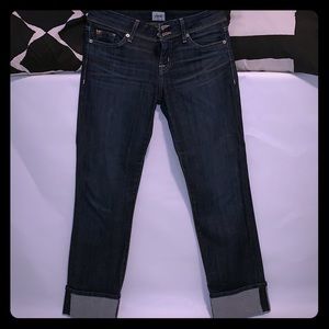Hudson Cuffed Ankle Jeans